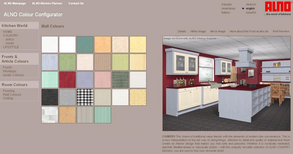 Here's the Mother Lode of really cool Virtual Kitchen Planning Tools